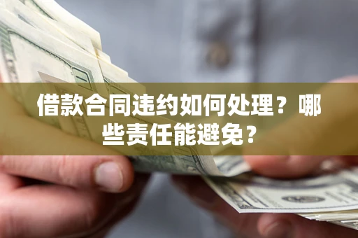 济南借款合同违约如何处理？哪些责任能避免？