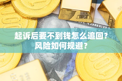 济南起诉后要不到钱怎么追回？风险如何规避？