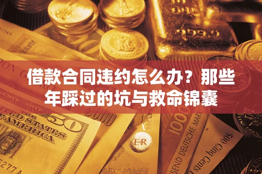 济南借款合同违约怎么办?那些年踩过的坑与救命锦囊 济南借款合同违约怎么办?那些年踩过的坑与救命锦囊