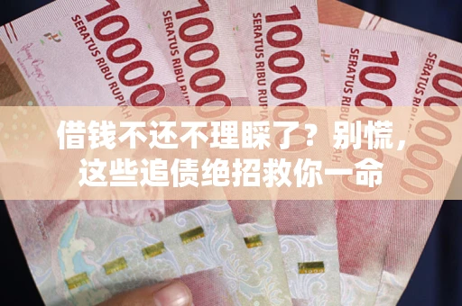 济南借钱不还不理睬了？别慌，这些追债绝招救你一命