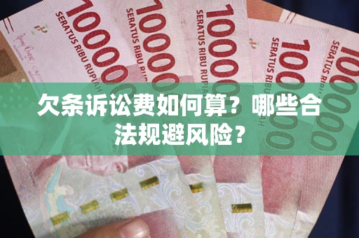 济南欠条诉讼费如何算?哪些合法规避风险? 济南欠条诉讼费如何算?哪些合法规避风险?