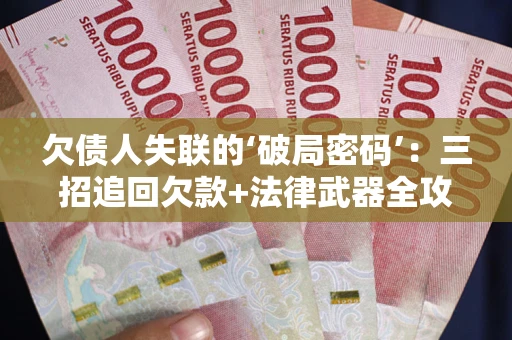 济南欠债人失联的‘破局密码’:三招追回欠款+法律武器全攻略 济南欠债人失联的‘破局密码’:三招追回欠款+法律武器全攻略